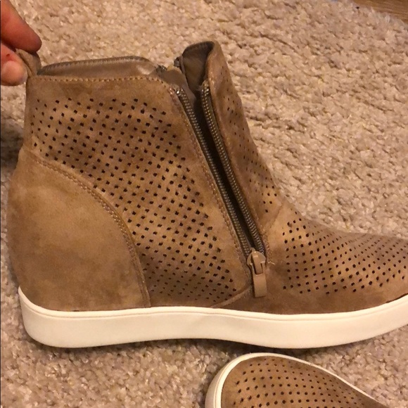 Wedge sneakers! Never worn. - Picture 2 of 3